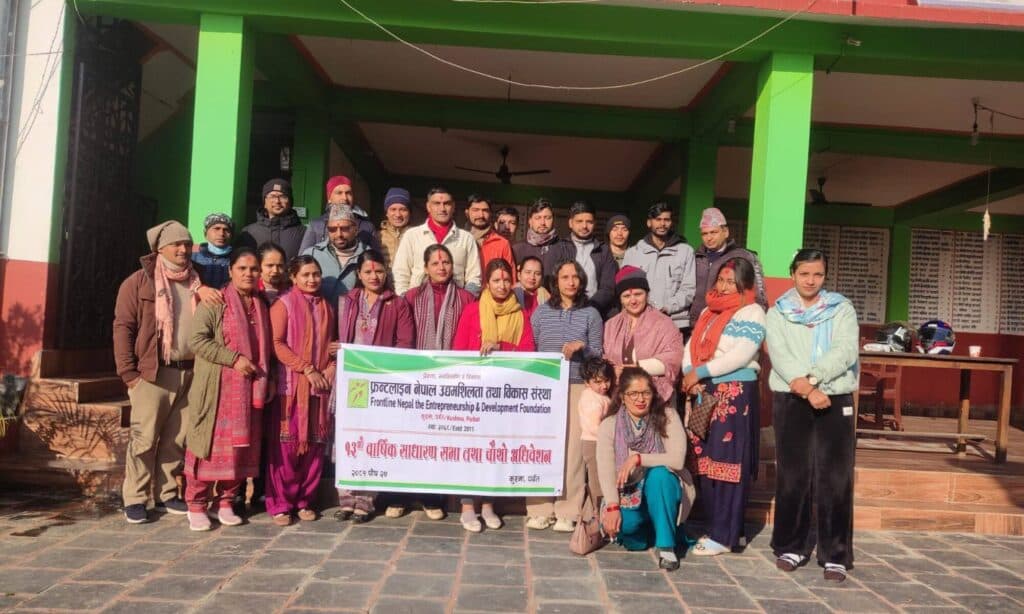 Frontline Nepal community programme in Parbat district